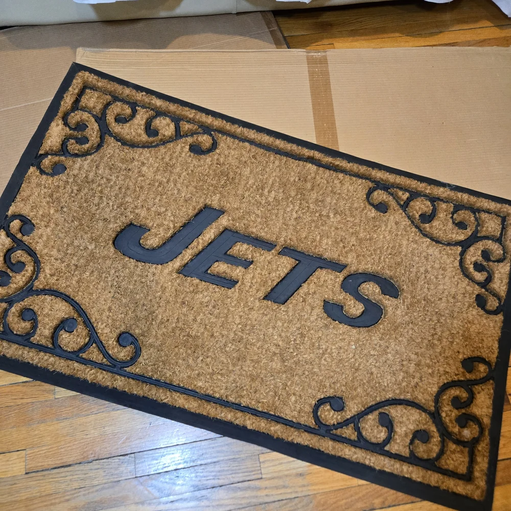 ​The Memory Company NWT New York Jets Outdoor Coir Welcome Door Mat 24